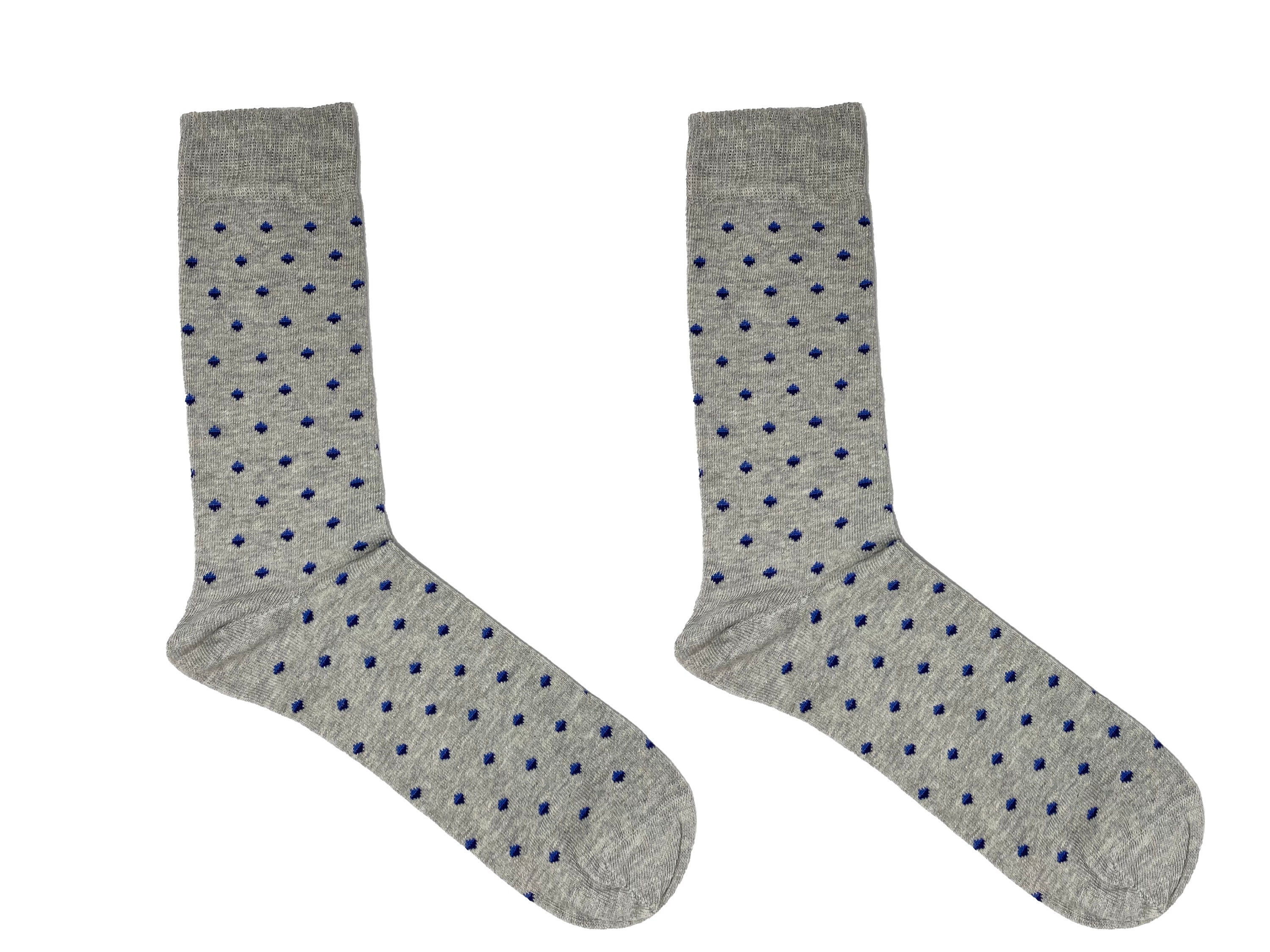 Men's Socks Polka Dots Grey Socks Classic Socks Etsy