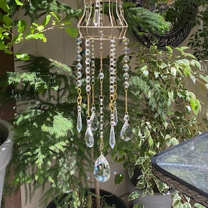 Outdoor Wedding Suncatcher Chandelier Mobile