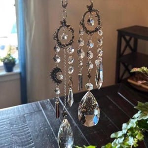 Crystal Suncatcher, Victoriaanse stijl aandenken-urn voor as, herdenkingscadeau