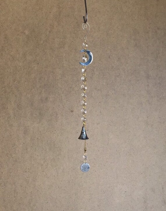 I Love You to the Moon and Back Windchime Moon Sun Catcher | Etsy