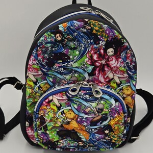 Demon Fighter /Anime Small Backpack Nezuko, Tanjiro, Zenitsu, Inosuke