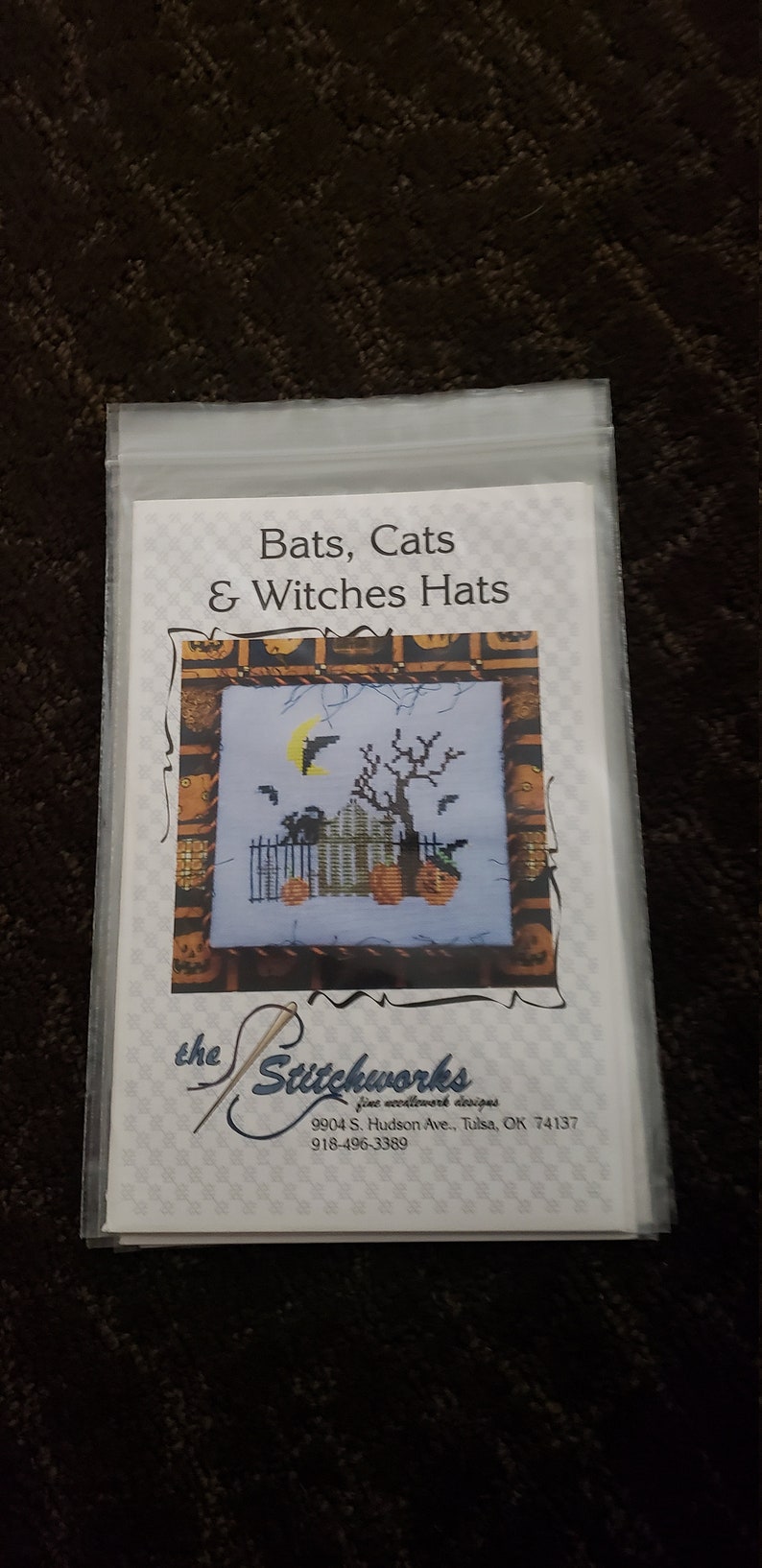 Cats /& Wiches Hats Bats Stitchworks