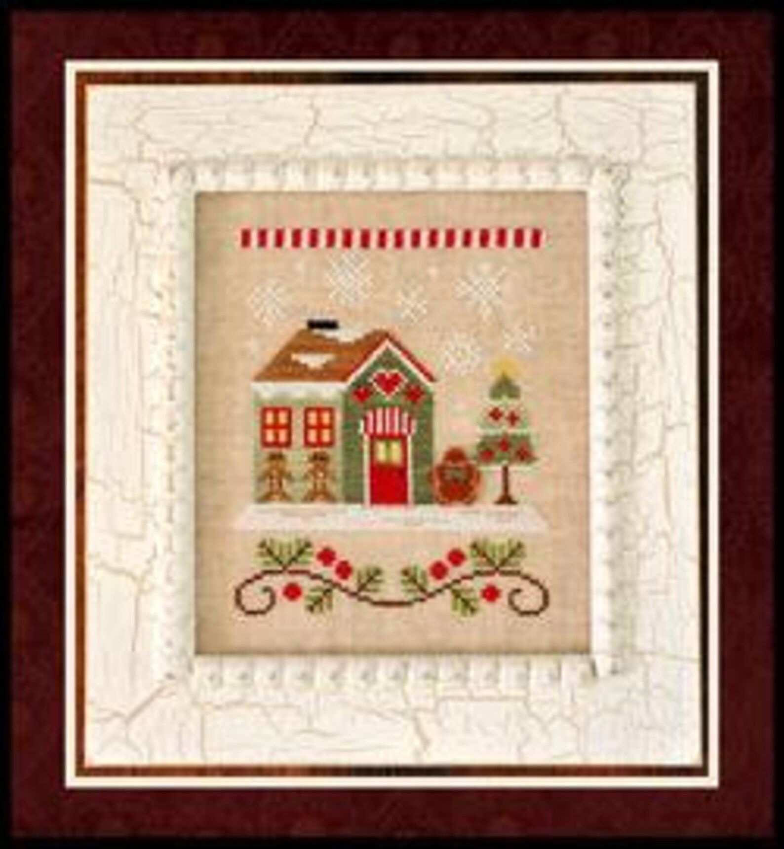 Country Cottage Needleworks Santa's Village series Etsy