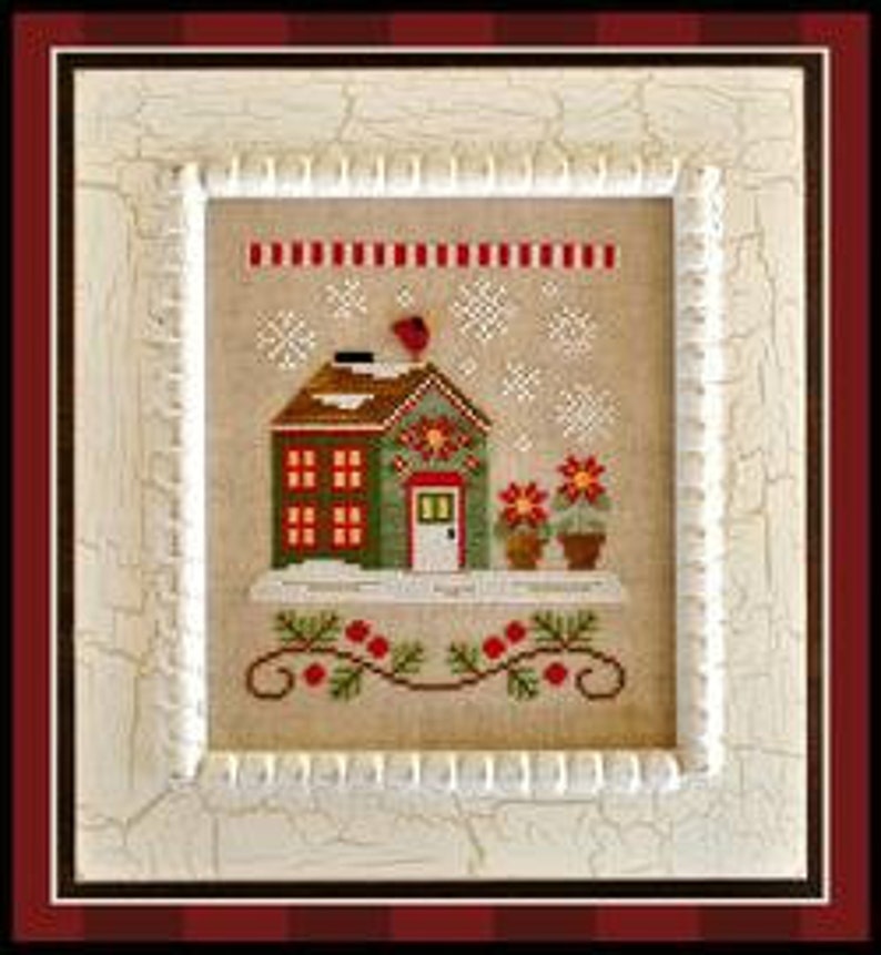 Country Cottage Needleworks Santa's Village series Etsy
