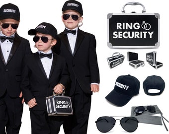 RING SECURITY Ultimate Package, Ring Bearer Box Set, Ring Bearer Security, Ring Security Box, Ring Bearer Security Box Sunglasses Earpiece