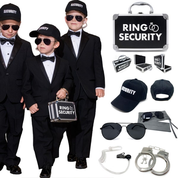 RING SECURITY Ultimate Package, Ring Bearer Box Set, Ring Bearer Security, Ring Security Box, Ring Bearer Security Box Sunglasses Earpiece