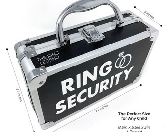 Ring Bearer Box, Ring Security, Ring Bearer Security, Ring Security Box, Ring Bearer Security Box, Ring Security Briefcase - THE RING LEGEND