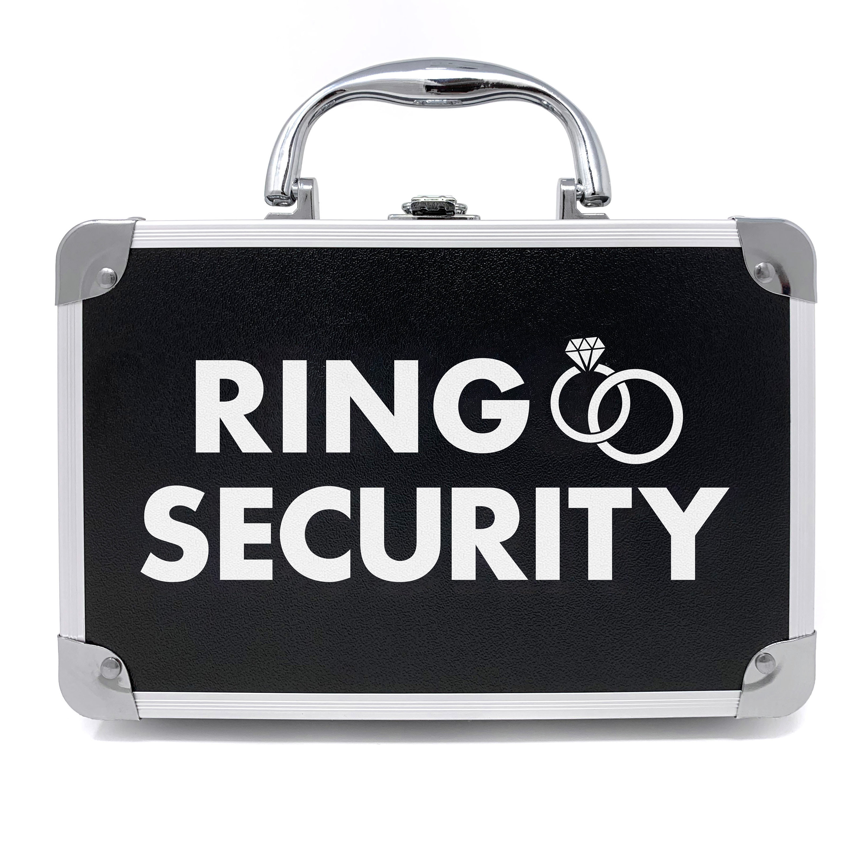 Include 1PCS Acoustic Earpiece Tube 1PCS Ring Bearer Sunglass 1PCS Ring Security Badge Yuchew Ring Bearer Security Box Gifts Ring Security Wedding Set Accessory 1PCS Wedding Ring Box with 2 Ring 