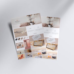 Brand Board Template | Mood Board Template | Canva Brand Board | Canva Mood Board Templates | Moodboard