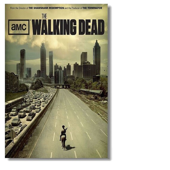 The Walking Dead Home Decor Room Decoration Poster Art Print Silk Poster 15 X 26 Inch Or Any Size