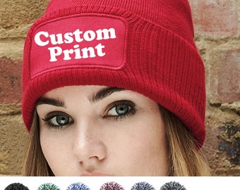 personalised ski hats