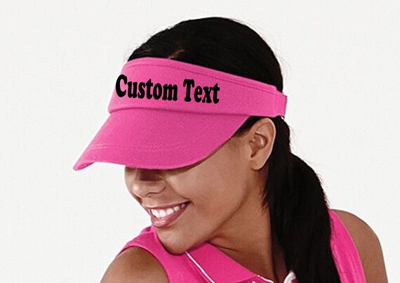 personalised sun visor hat