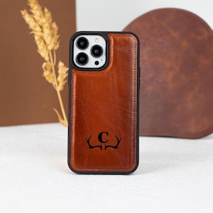 Gepersonaliseerde leren iPhone-hoes, aangepaste leren iPhone-achterkant voor iPhone 16 15, 14, 13, 12, 11, XR, XS, X, 8, 7 Plus, Pro, Max, SE, Mini