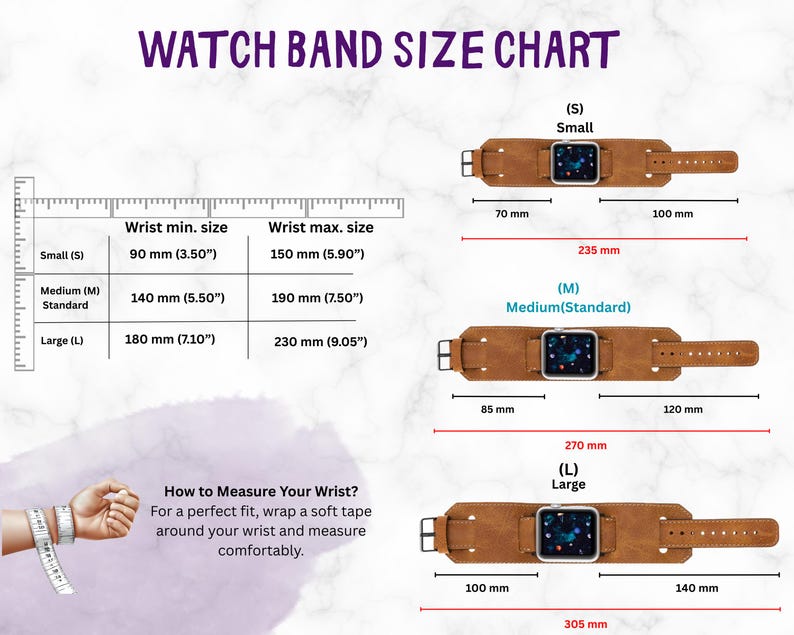 Cinturino per orologio in pelle personalizzato fatto a mano, cinturino personalizzato con incisione per uomo e donna, cinturino per orologio in pelle in stile vintage, Apple Watch 11 immagine 5