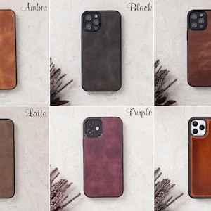 Genuine Brown Leather Double iPhone Wallet Case for iPhone 15, 14, 13, 12, 11, 11 Pro, X, XS, XR, XS, 6, 7, 8 Plus Detachable iPhone Case image 5