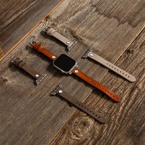 Slim Apple Watch Band 38, 40, 41, 42, 44, 45, 46, 49 Mm, Fox