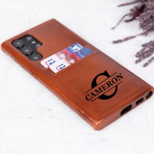 Leather Lightweight Galaxy Phone Slim Card Case Snap On Full Cover Samsung S26, S25, S24, S23, S22, S21, S20, S10, S9, S8, Note 20, 10, 9, 8