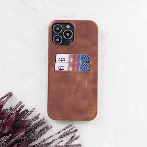 Personnalisée pour Apple iPhone 16, 15, 14, 13, 12, 11, X, XR, XS, 8, 7, coque en cuir avec porte-cartes pour iPhone, coques personnalisées iPhone, coque mince iPhone