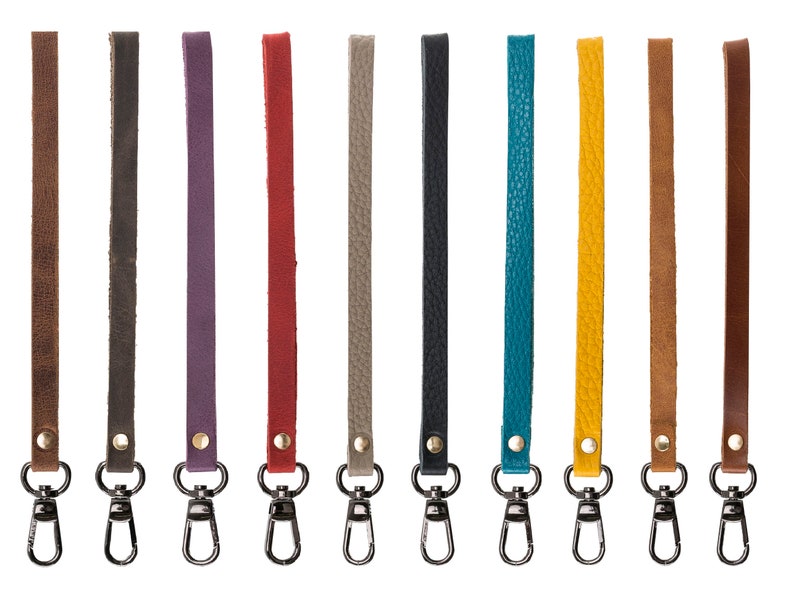Wrist Straps, Leather Purse Strap, Straps for Bags, Handmade Strap, Custom Wristlet Strap, Cellphone Strap image 10