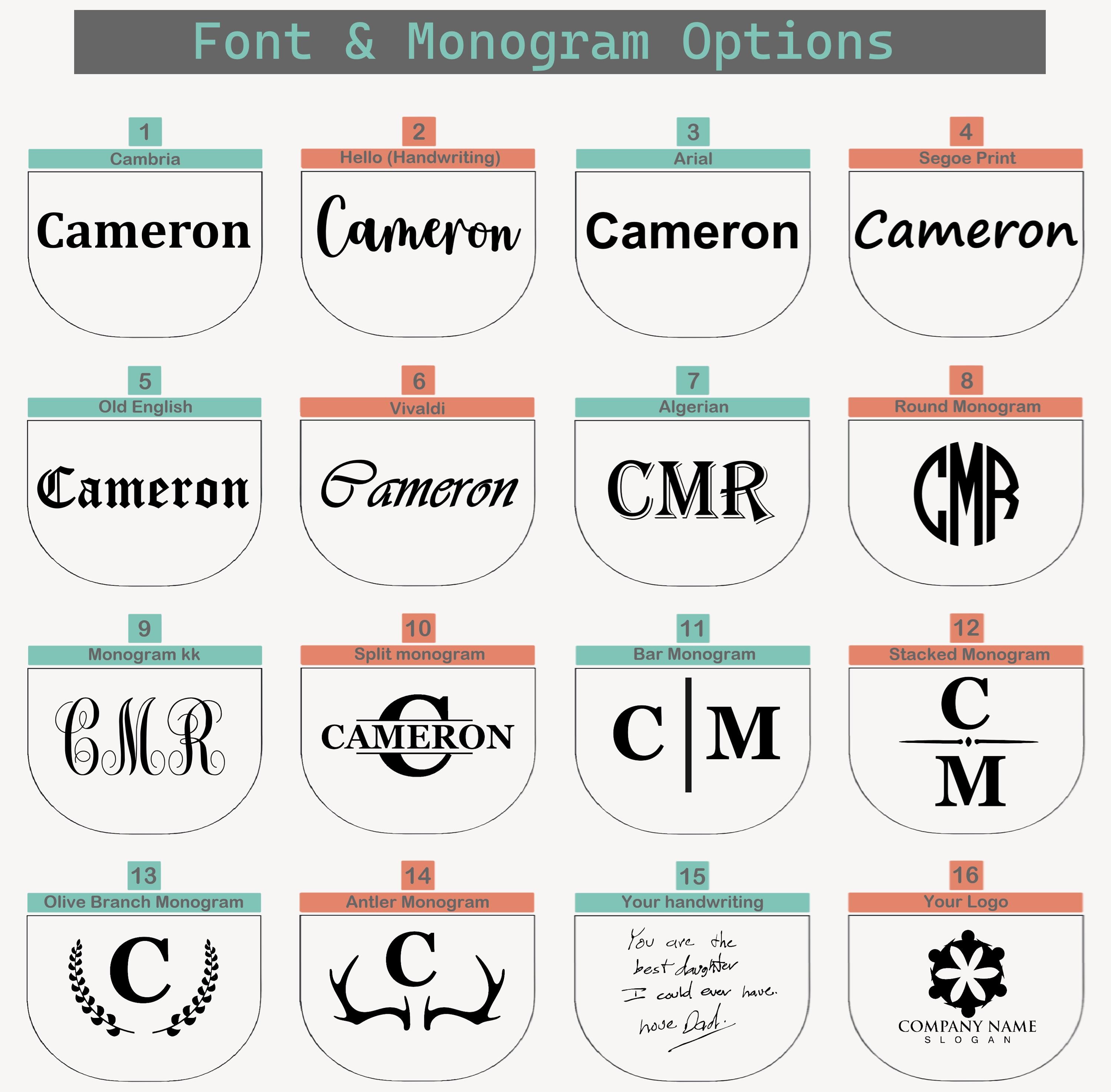 Leather Custom Service, Monogram, Personalization, Customization ...
