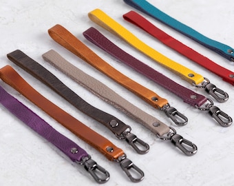 Wrist Straps, Leather Purse Strap, Straps for Bags, Handmade Strap, Custom Wristlet Strap, Cellphone Strap