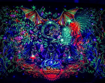 Lsd Tapestry Etsy