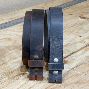 Leather Belt Made in France - Etsy display picture 1