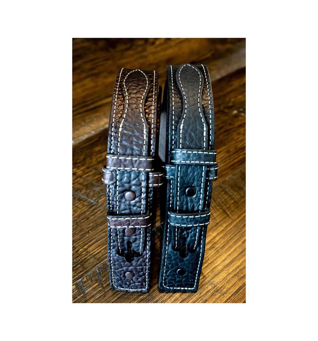 Ranger Belt Strap Full Grain Saddle Leather Ranger Belt Strap Made in