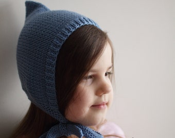 PDF PATRON DE TRICOT modèle de bonnet de bébé, modèle de chapeau de lutin classique en tricot, modèle de bonnet de nouveau-né, modèle de bonnet de bébé bonnet de lutin chapeau d'enfant