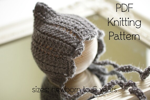 PATRÓN DE TEJIDO PDF, patrón gorro bebé, patrón gorro duendecillo