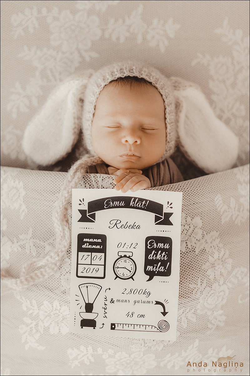 PDF KNITTING PATTERN Baby Bonnet Pattern Photography Prop | Etsy