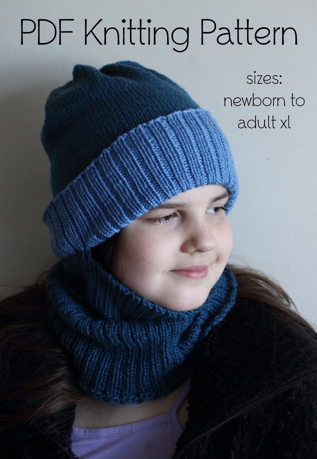 DOWNLOADABLE PDF PATTERN Balaclava Pattern, Balaclava Hat, Knit ...