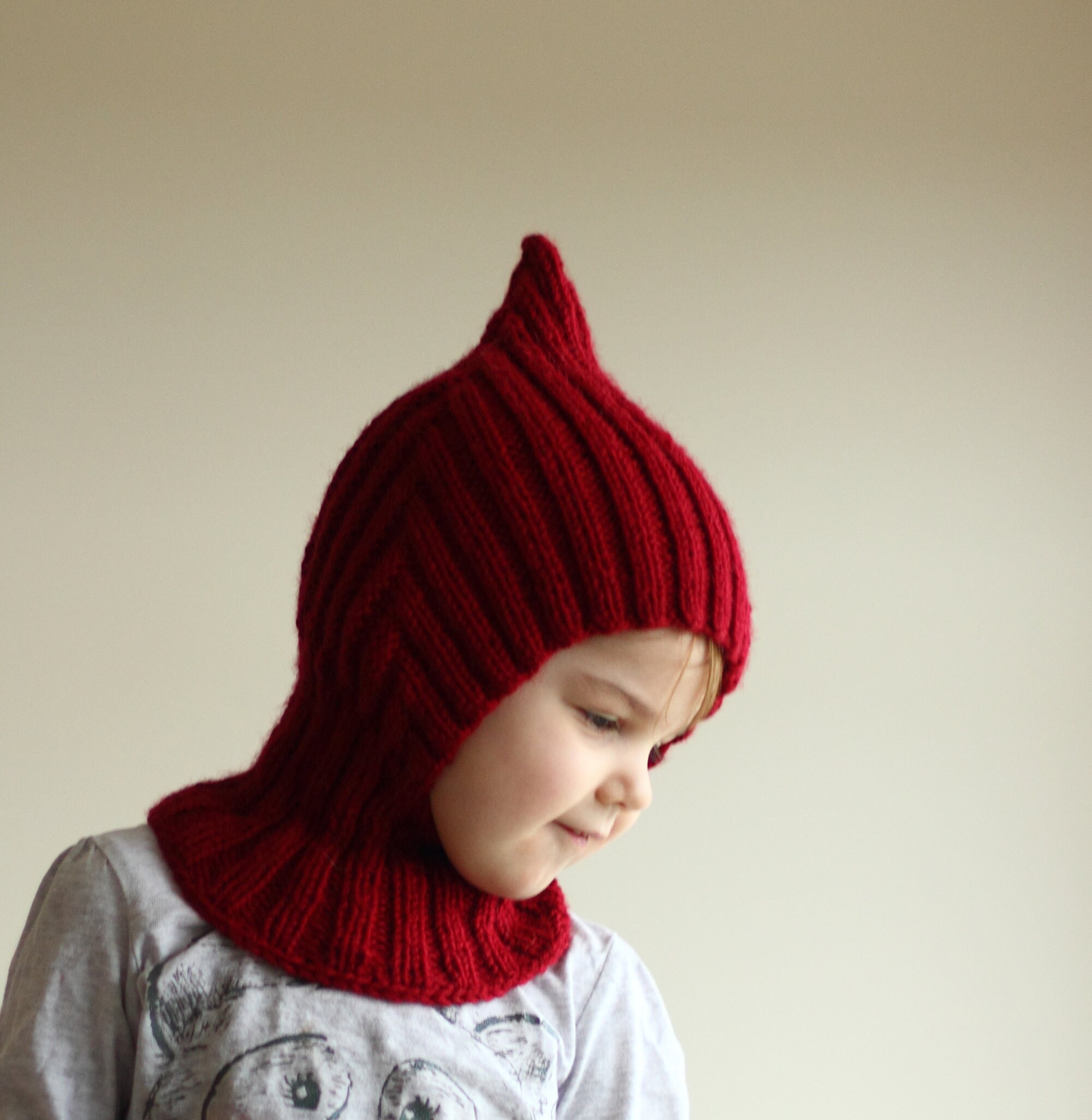 Cagoule enfant adulte T sac chapeau béret casque - Sirdar 9442 - patron de  tricot vintage - PDF