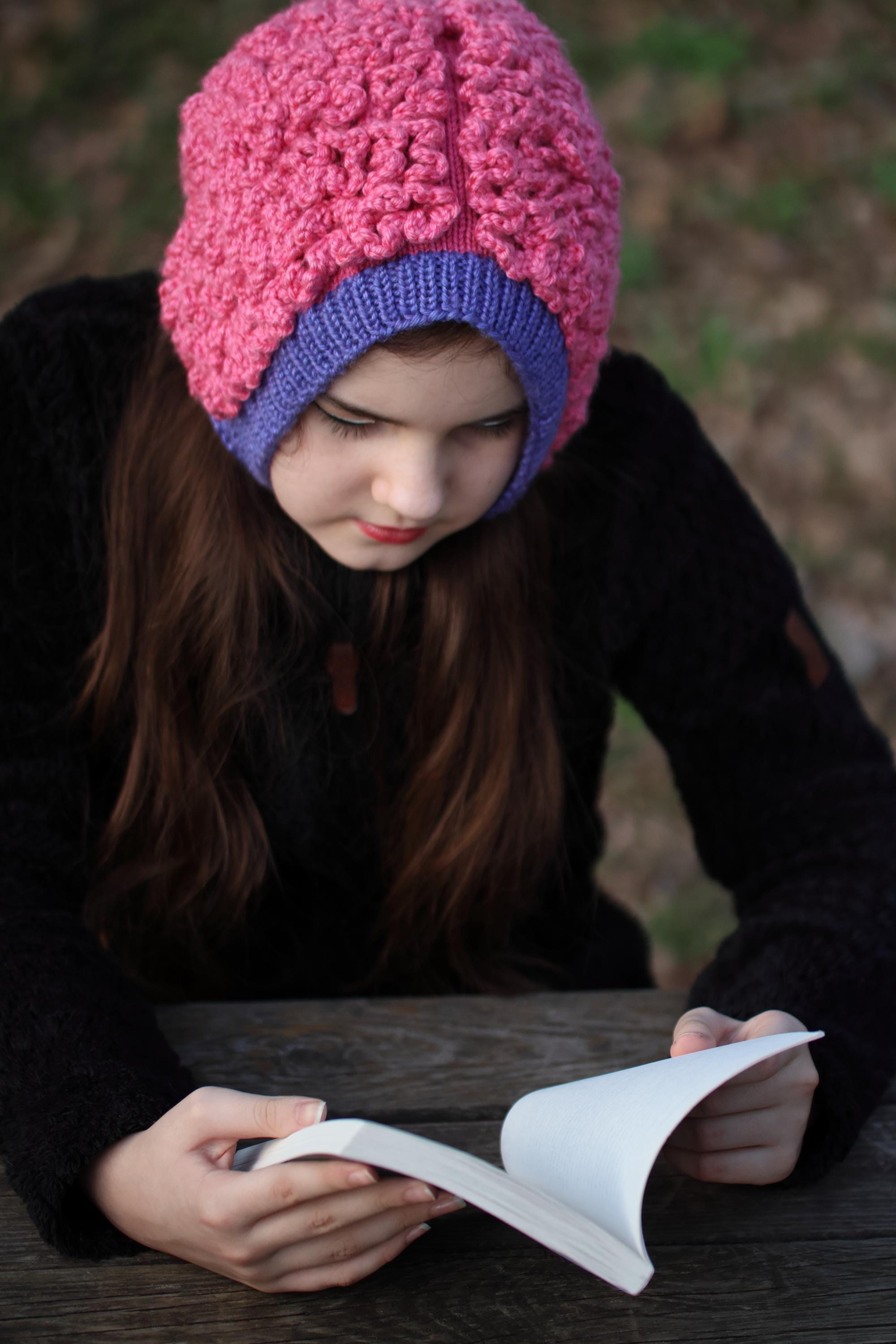 PDF KNITTING PATTERN - Digital Download - Diy Brain-inspired Bonnet Hat ...