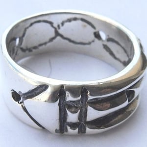 Sterling Silver 925 Atlantis Handmade Ring