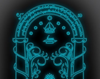 Moria Door Etsy