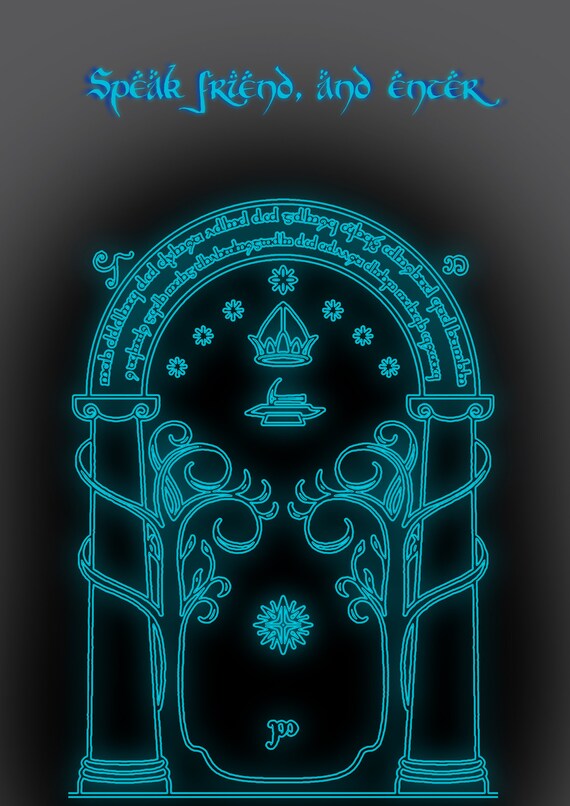 Door To Moria Etsy