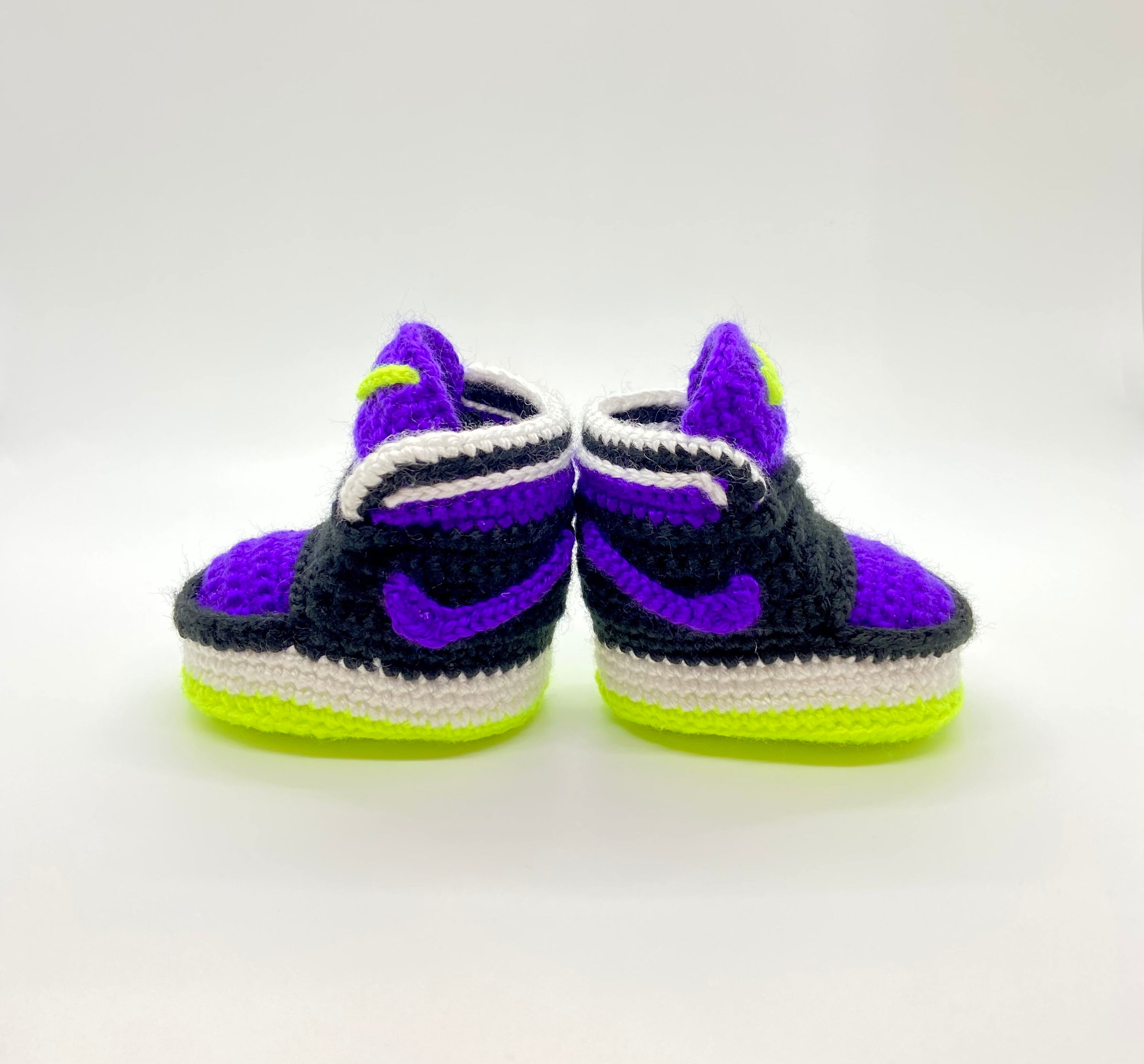 Jordans 1 Baby Sneakers Purple 36 months Etsy