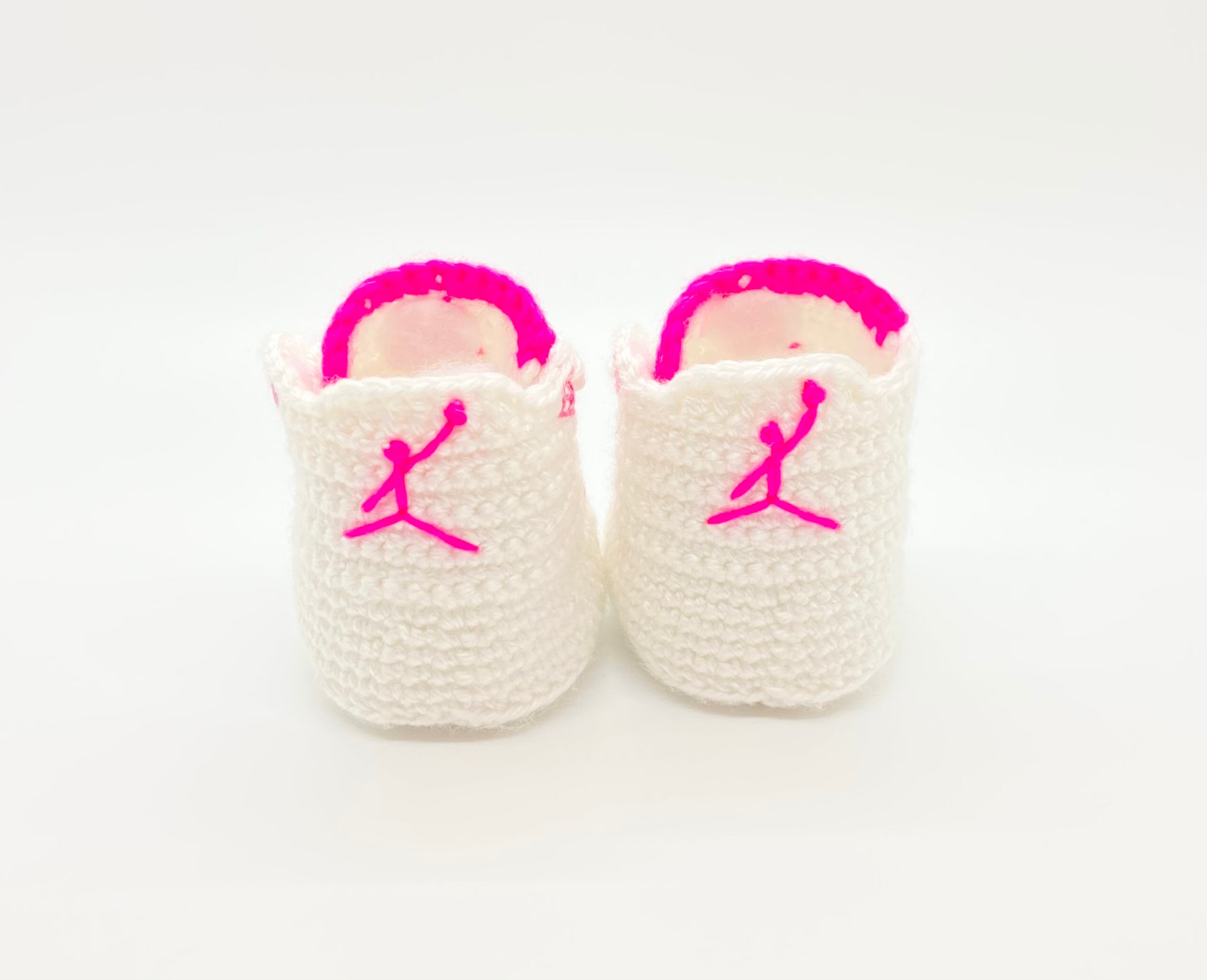pink newborn jordans