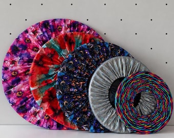 Hoop Huggie | cotton fabric hula hoop cover, bag
