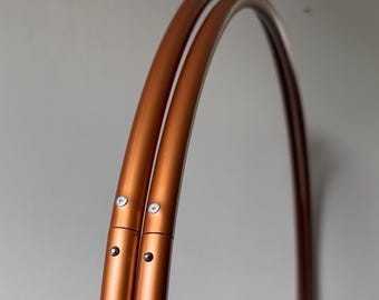 Metallic copper polypro hula hoop 16mm - 5/8"