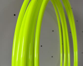 UV Lime polypro hula hoop 16mm - 5/8"