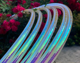 LUXURY Transparent unicorn polypro hula hoop