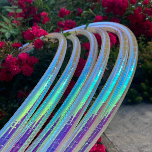 LUXURY Transparent unicorn polypro hula hoop