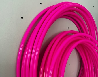 Nuclear UV Pink Polypro hula hoop 20mm - 3/4"