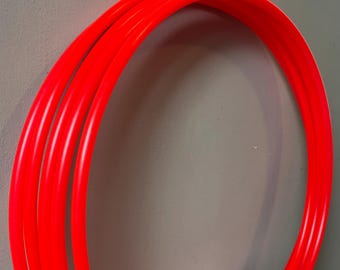 UV red polypro hula hoop 16mm - 5/8"