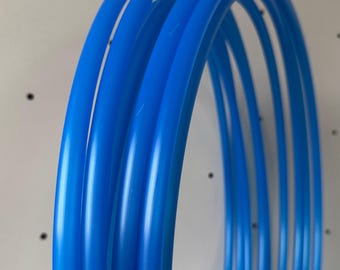 UV blue polypro hula hoop 16mm - 5/8"