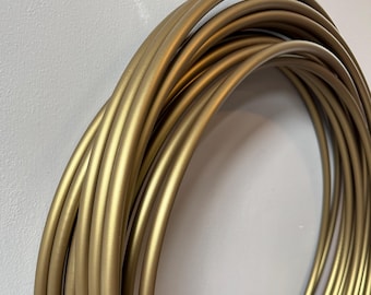 Metallic gold polypro hula hoop 16mm - 5/8"