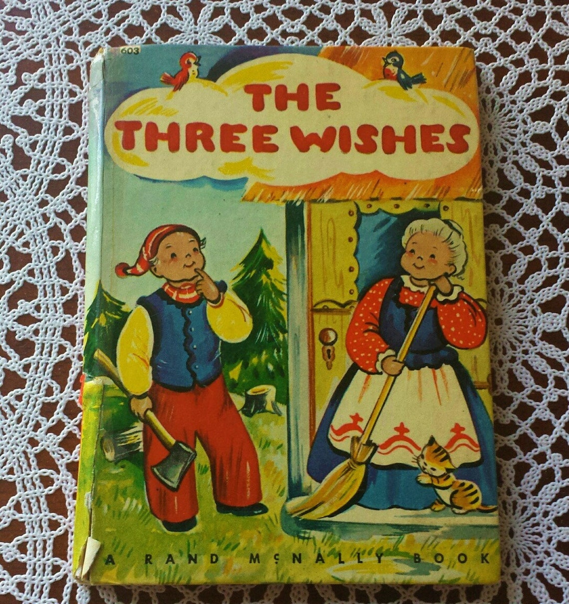 1945 The Three Wishes Childrens Book Etsy