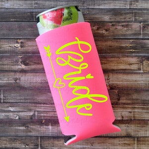 Bride - Skinny Can Cooler / Seltzer Holder / Birthday Gift / Gift for Bride / Slim Can Cooler / Slim Cooler / Skinny Can Holder / Bridal